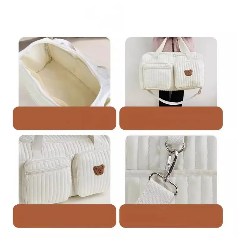 Large Capacity Mommy Bag for Women Totes Baby Diaper Nappy Bags